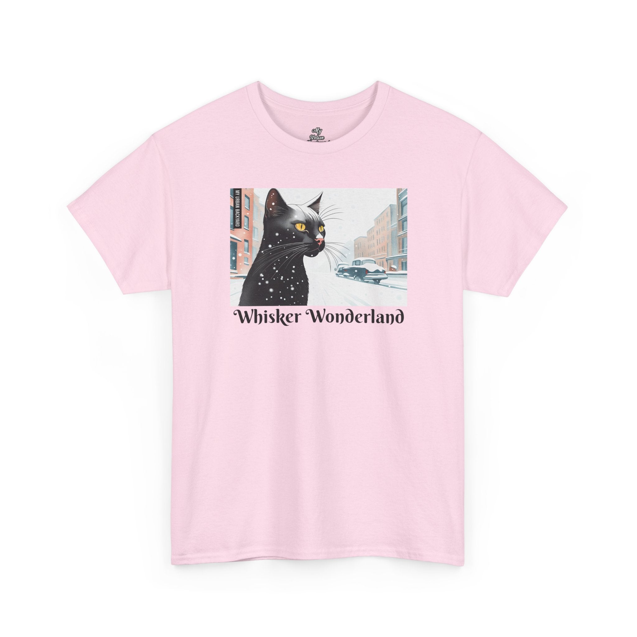 Whisker Wonderland Unisex Heavy Cotton Tee - Cozy Cat Lover's T-Shirt