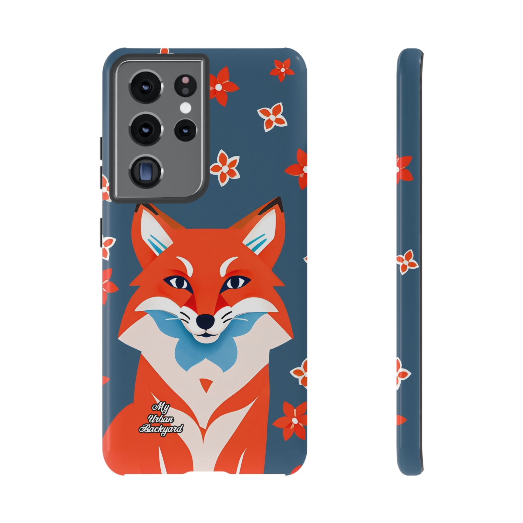 Fox with Flowers, Cell Phone Case - Apple, Samsung, Google Pixel