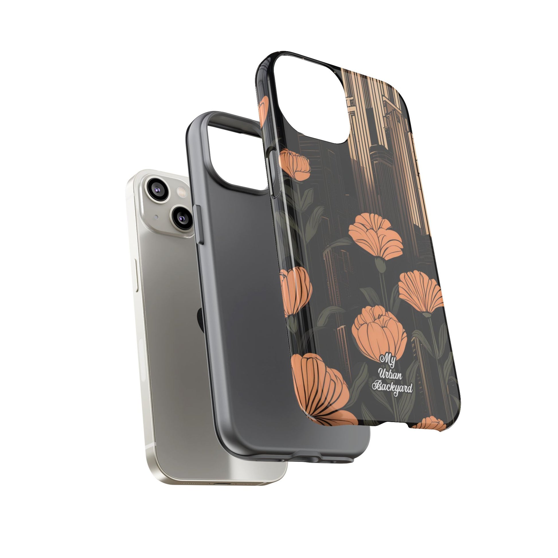 Urban Evening with Flowers, Cell Phone Case - Apple iPhone, Samsung Galaxy, Google Pixel