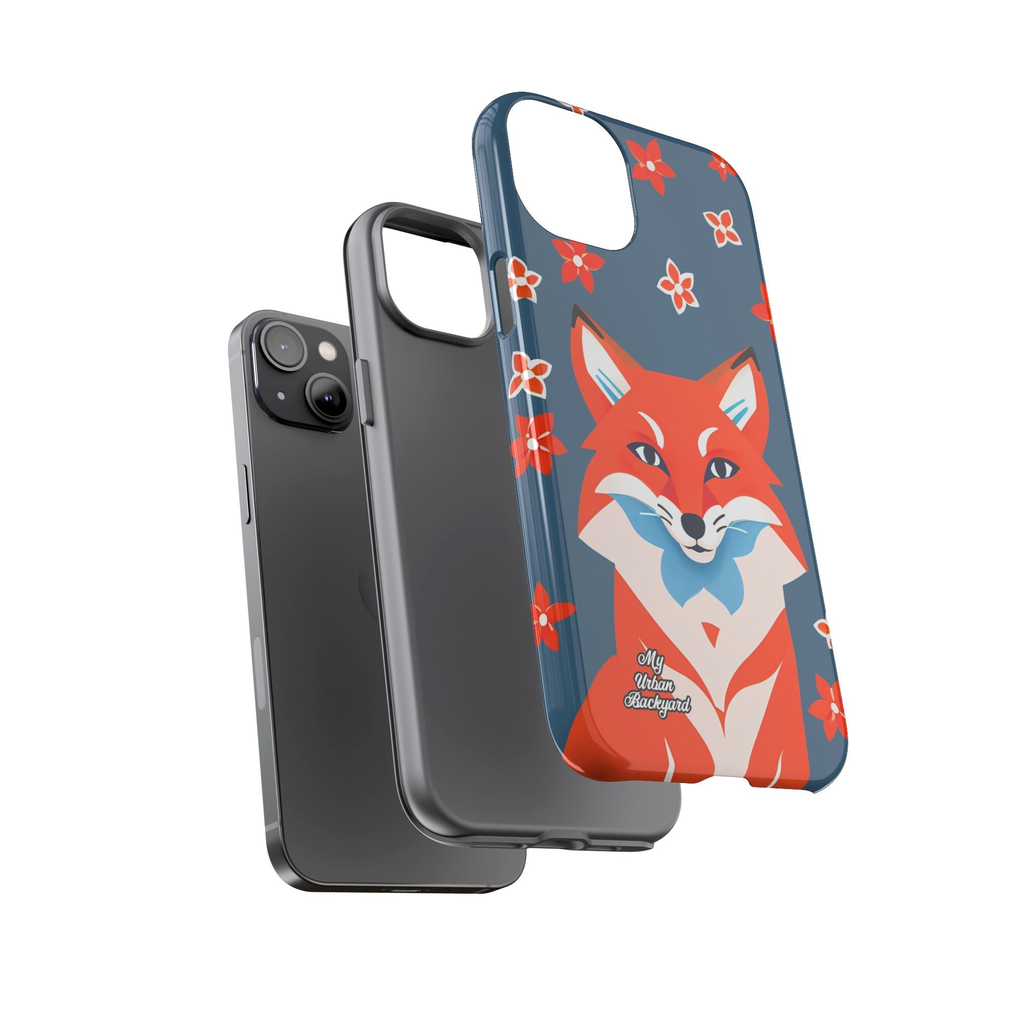 Fox with Flowers, Cell Phone Case - Apple, Samsung, Google Pixel