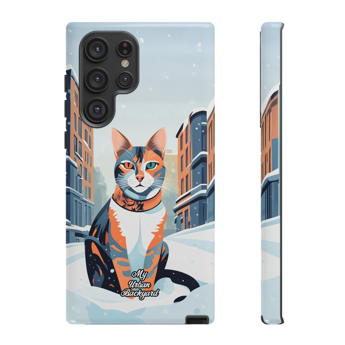 Claws Pawson in the Snow, Cell Phone Case - Apple, Samsung, or Google Pixel