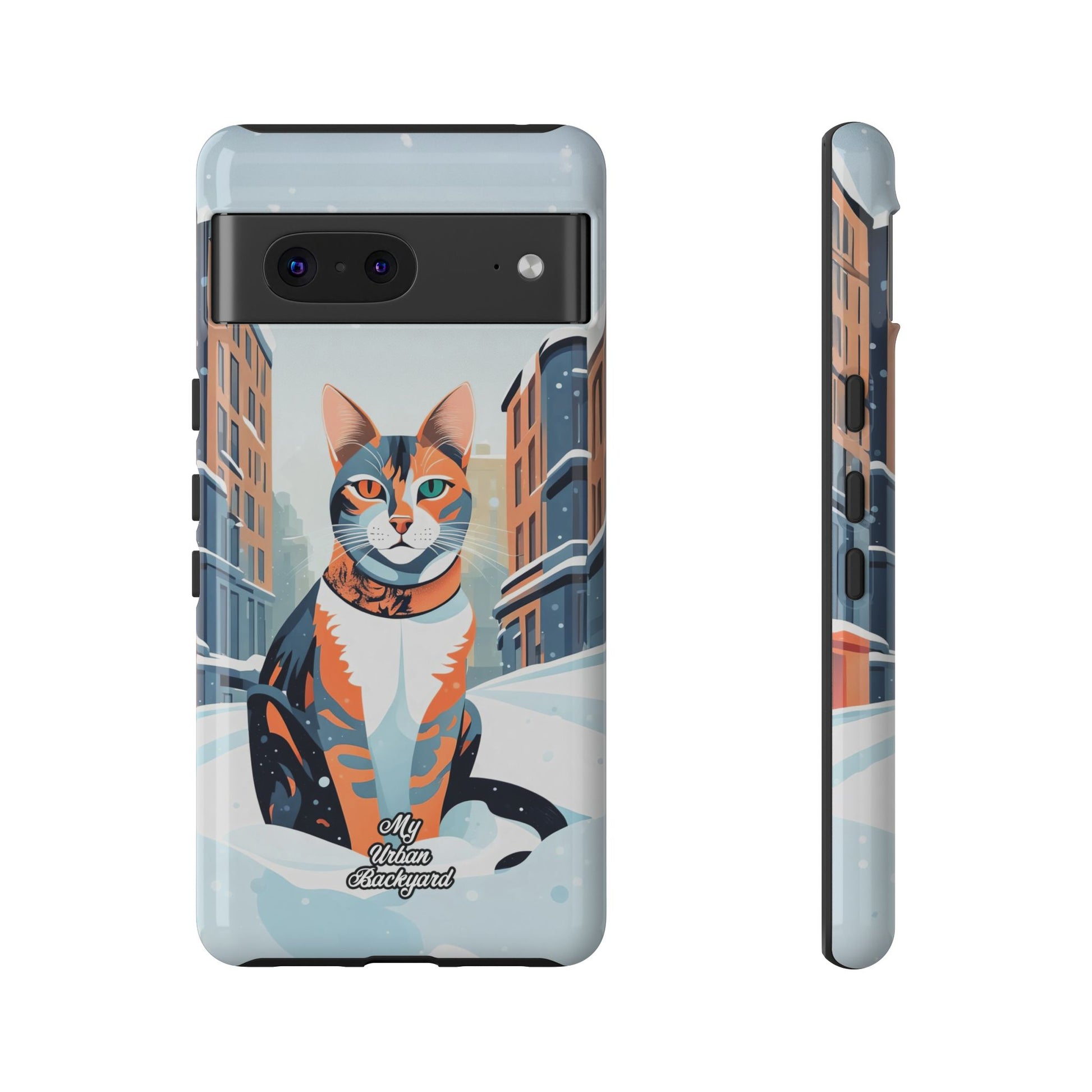 Claws Pawson in the Snow, Cell Phone Case - Apple, Samsung, Google Pixel