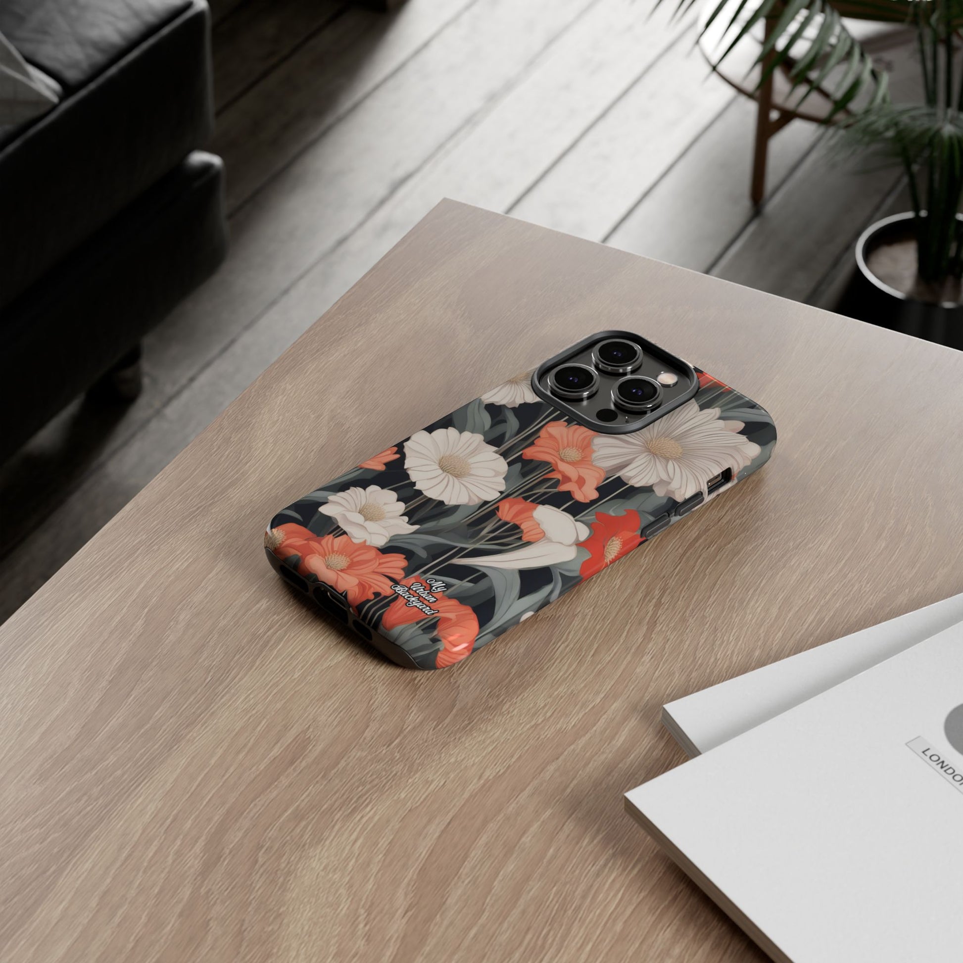 Art Deco Flowers, Cell Phone Case - Apple, Samsung, Google Pixel