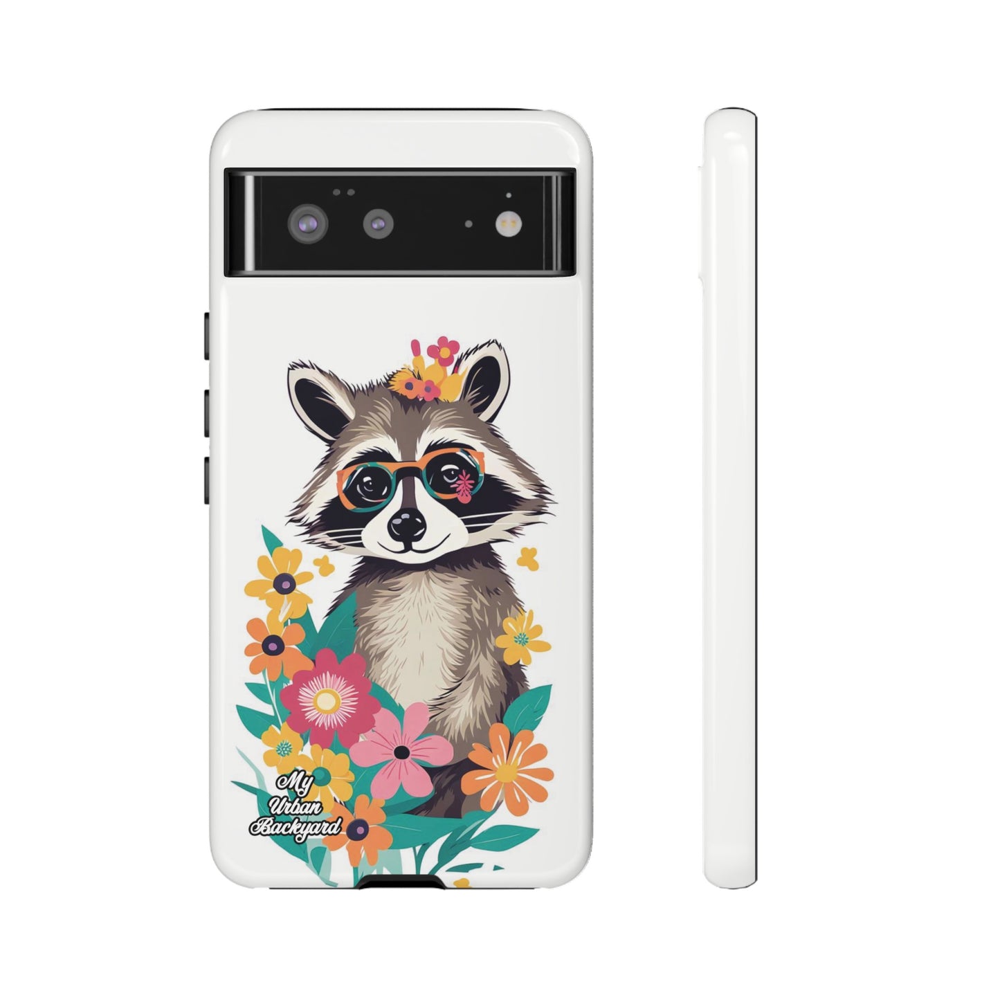 Raccoon with Glasses, Cell Phone Case - Apple, Samsung or Google Pixel