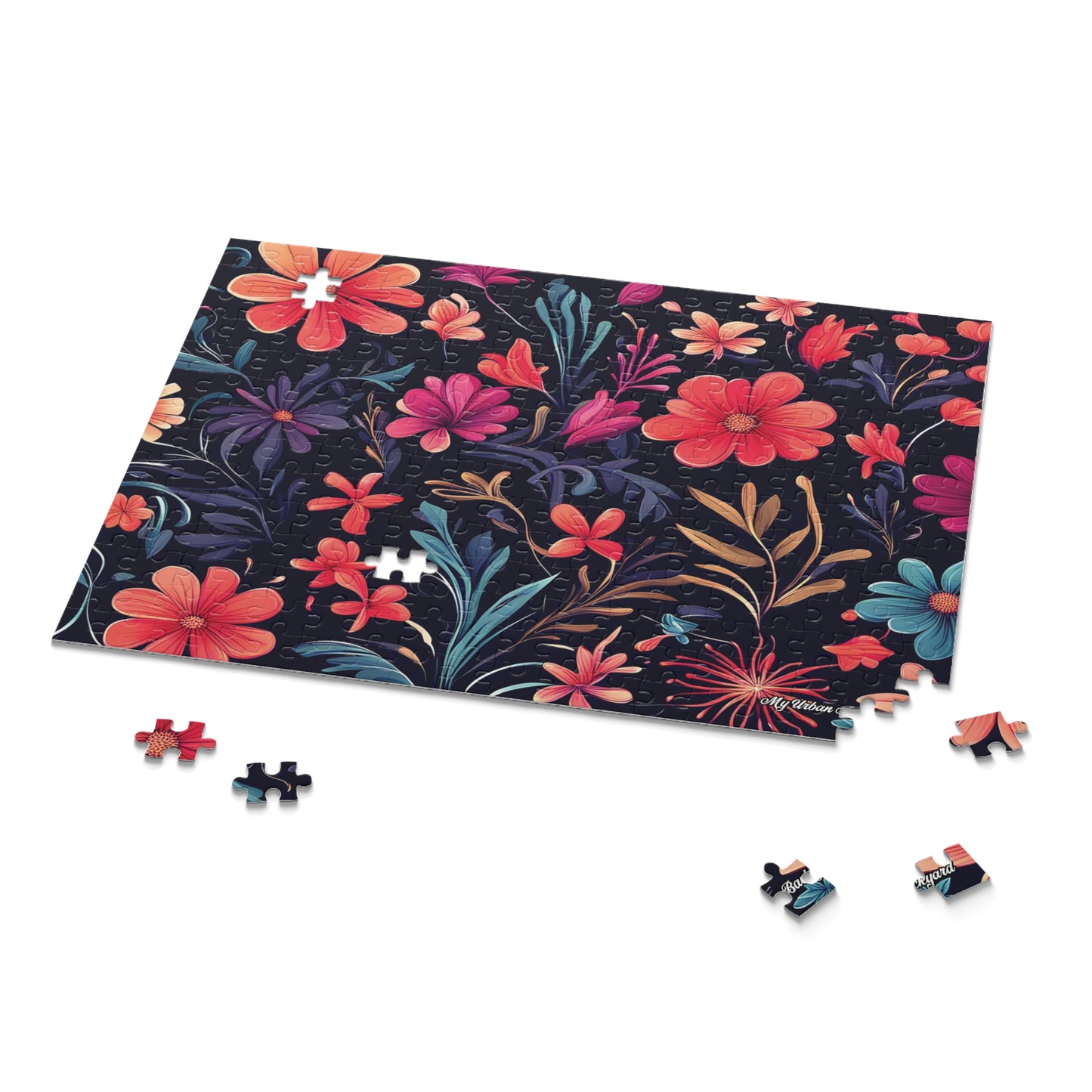 Night Blooming Wildflowers, Jigsaw Puzzle, (120, 252, or 500-Piece)