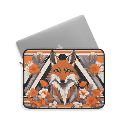 Brown Urban Coyote, Laptop Carrying Case, Top Loading Sleeve for School or Work