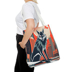 City Wolf Tote Bag, Tote with Cotton Handles For Everyday Use, 3 Sizes