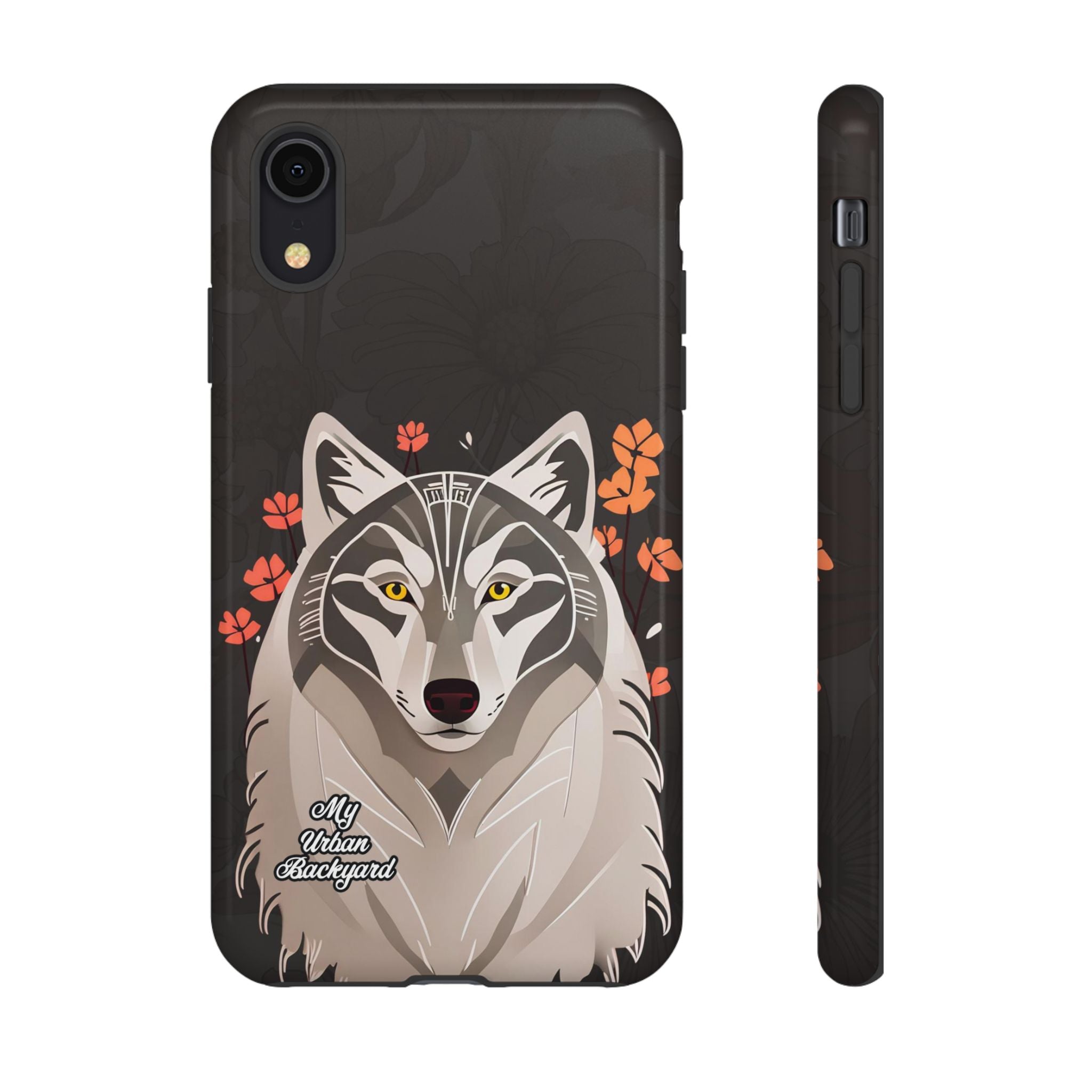 Art Deco Wolf, Cell Phone Case - Apple, Samsung, Google Pixel