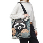 Rocco Pawsley, Raccoon Tote Bag with Cotton Handles For Everyday Use, 3 Sizes