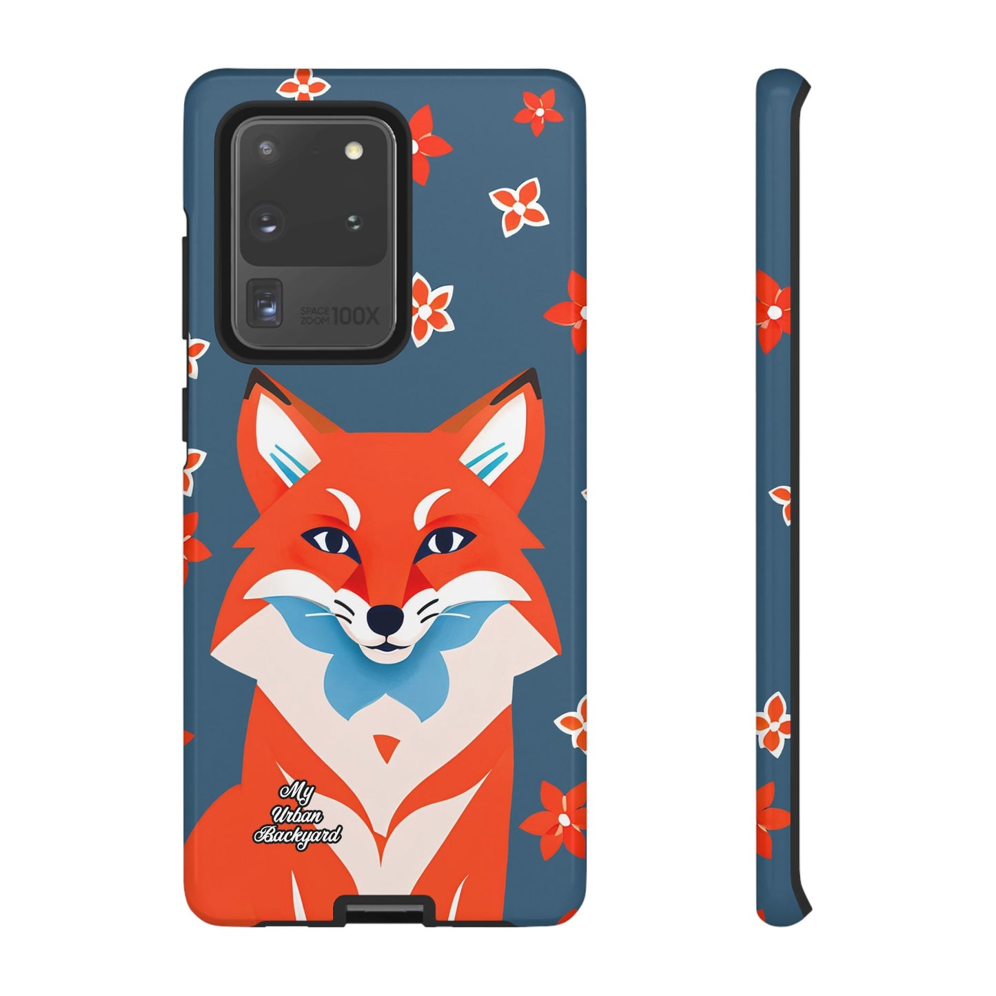 Fox with Flowers, Cell Phone Case - Apple, Samsung or Google Pixel