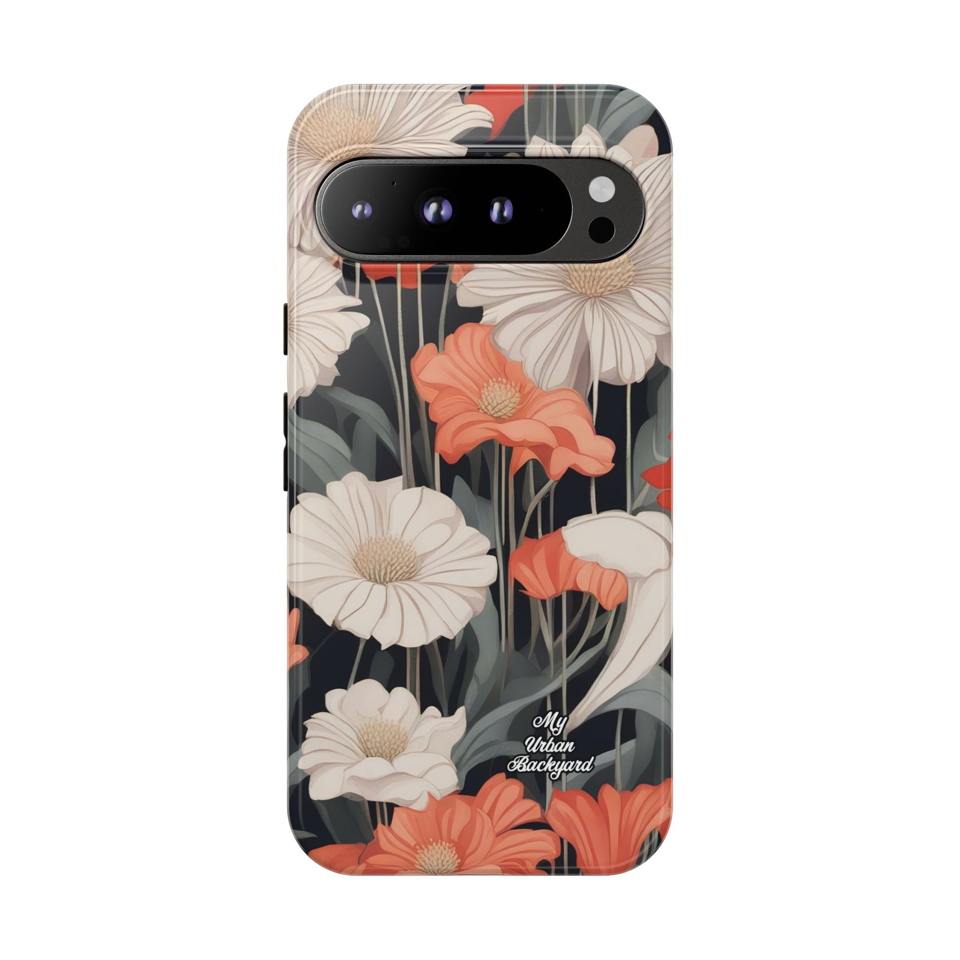 Art Deco Flowers, Cell Phone Case - Apple, Samsung, Google Pixel