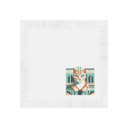Art Deco Tabby Cat Napkins