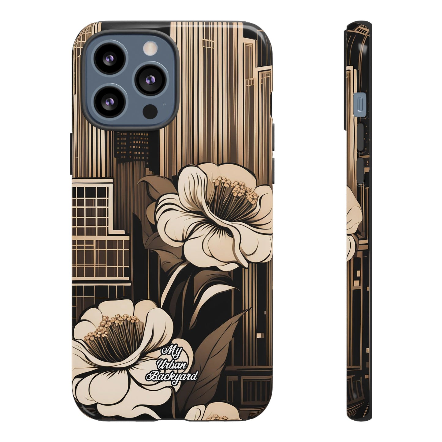 City Flowers, Cell Phone Case - Apple iPhone, Samsung Galaxy or Google Pixel