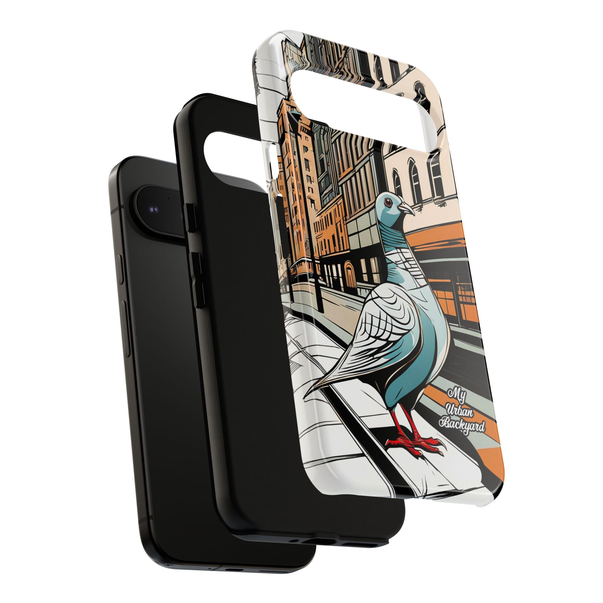 Pigeon on a City Street, Cell Phone Case - Apple, Samsung, Google Pixel