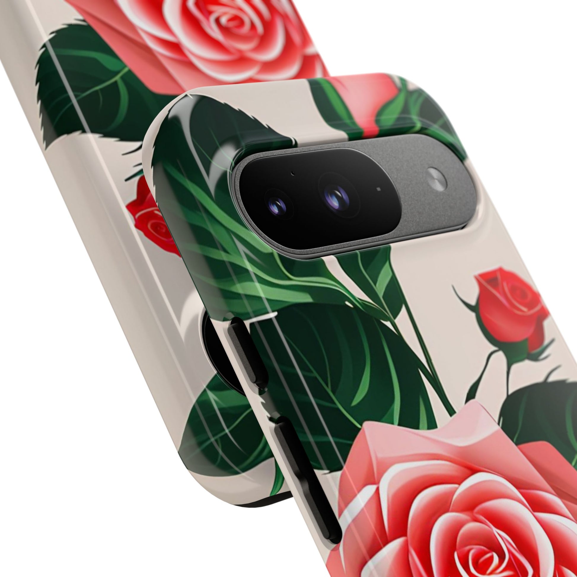 Pink Rose Flowers, Cell Phone Case - Apple, Samsung, Google Pixel