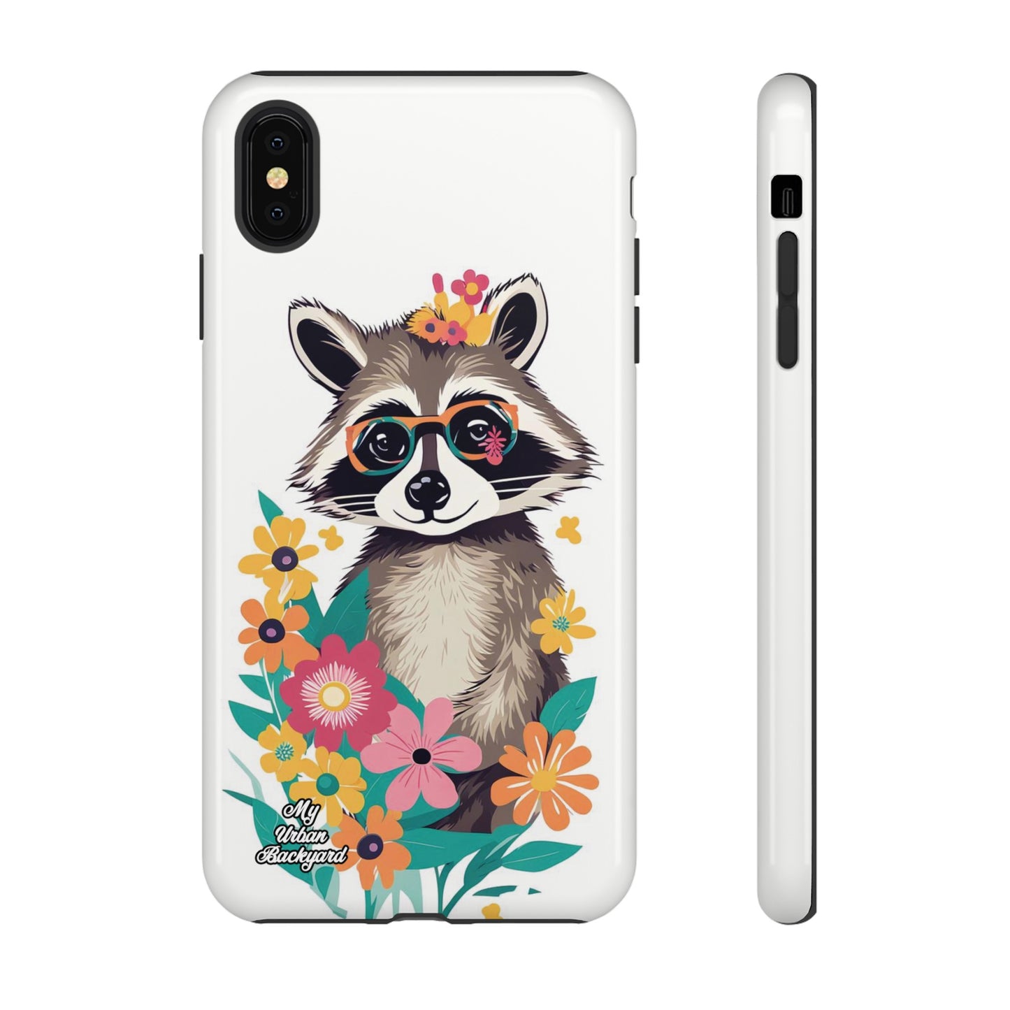 Raccoon with Glasses, Cell Phone Case - Apple, Samsung or Google Pixel