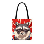 Ziggy Starspaws, Raccoon Tote Bag with Cotton Handles For Everyday Use, 3 Sizes