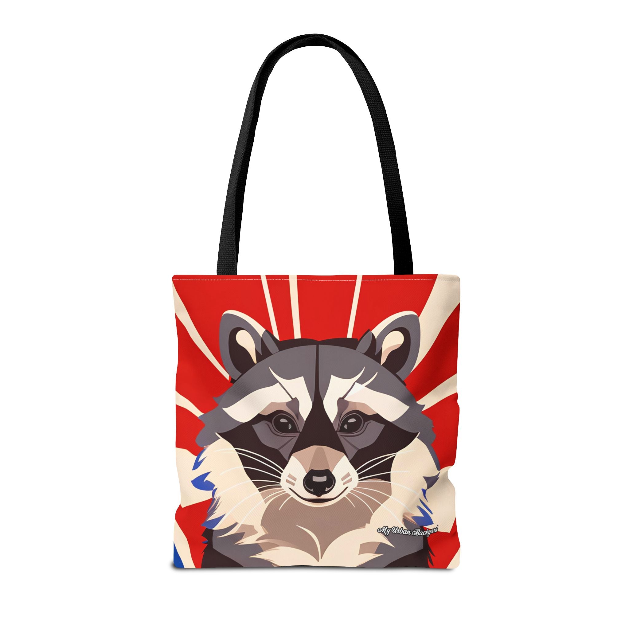 Ziggy Starspaws, Raccoon Tote Bag with Cotton Handles For Everyday Use, 3 Sizes