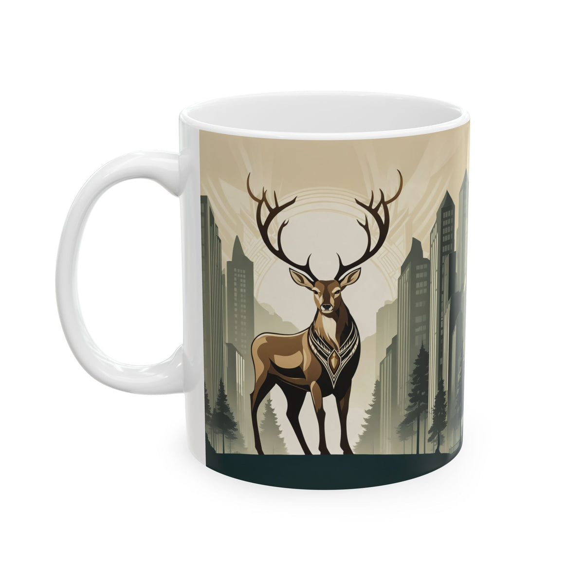 Urban Stag Ceramic Mug