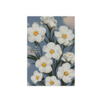 White Flowers, Garden Flag