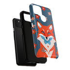 Fox with Flowers, Cell Phone Case - Apple, Samsung, Google Pixel