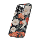 Art Deco Flowers, Cell Phone Case - Apple, Samsung, Google Pixel