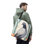 City Pigeon, Bird Tote Bag with Cotton Handles For Everyday Use, 3 Sizes