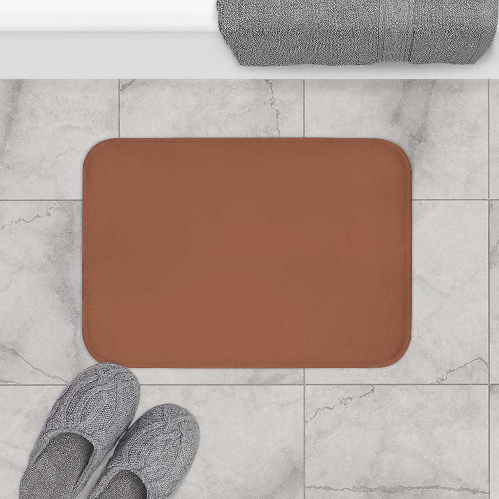 Terracotta Memory Foam Bath Mat — Soft Absorbent Bathroom Rug, 2 sizes