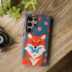 Fox with Flowers, Cell Phone Case - Apple, Samsung, Google Pixel