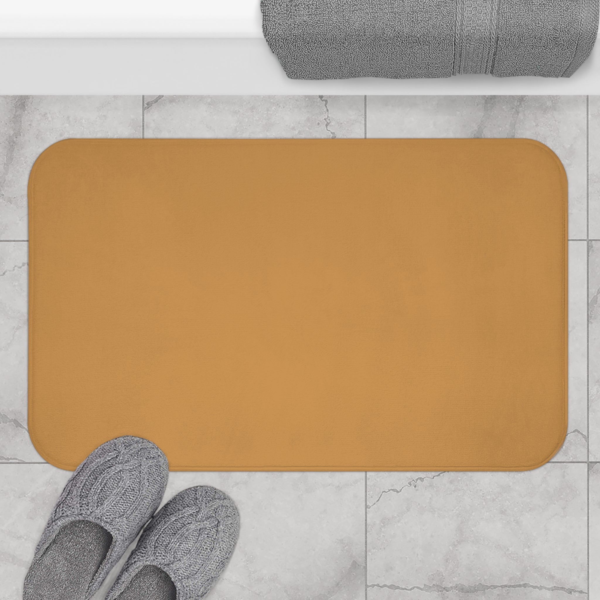 Amber Memory Foam Bath Mat — Soft Absorbent Bathroom Rug, 2 sizes