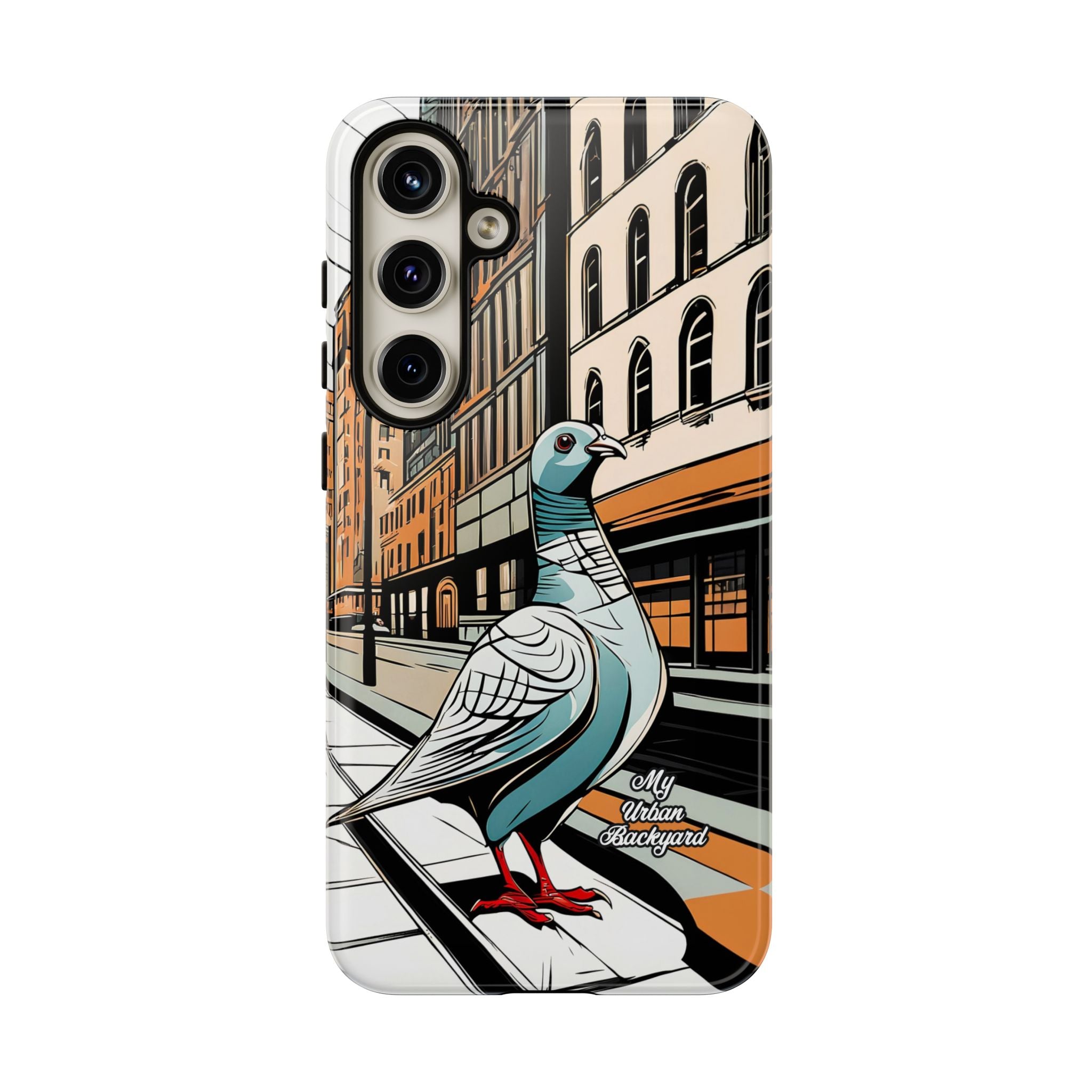 Pigeon on a City Street, Cell Phone Case - Apple, Samsung, Google Pixel