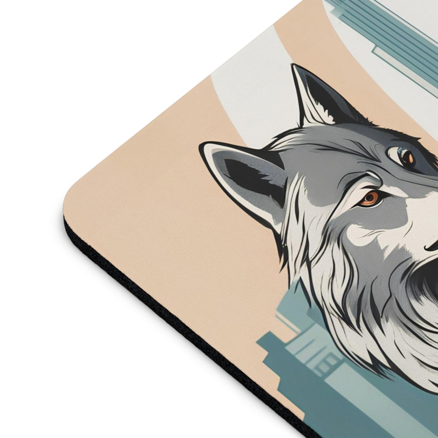 Urban Wolf, Computer Mouse Pad - for Home or Office