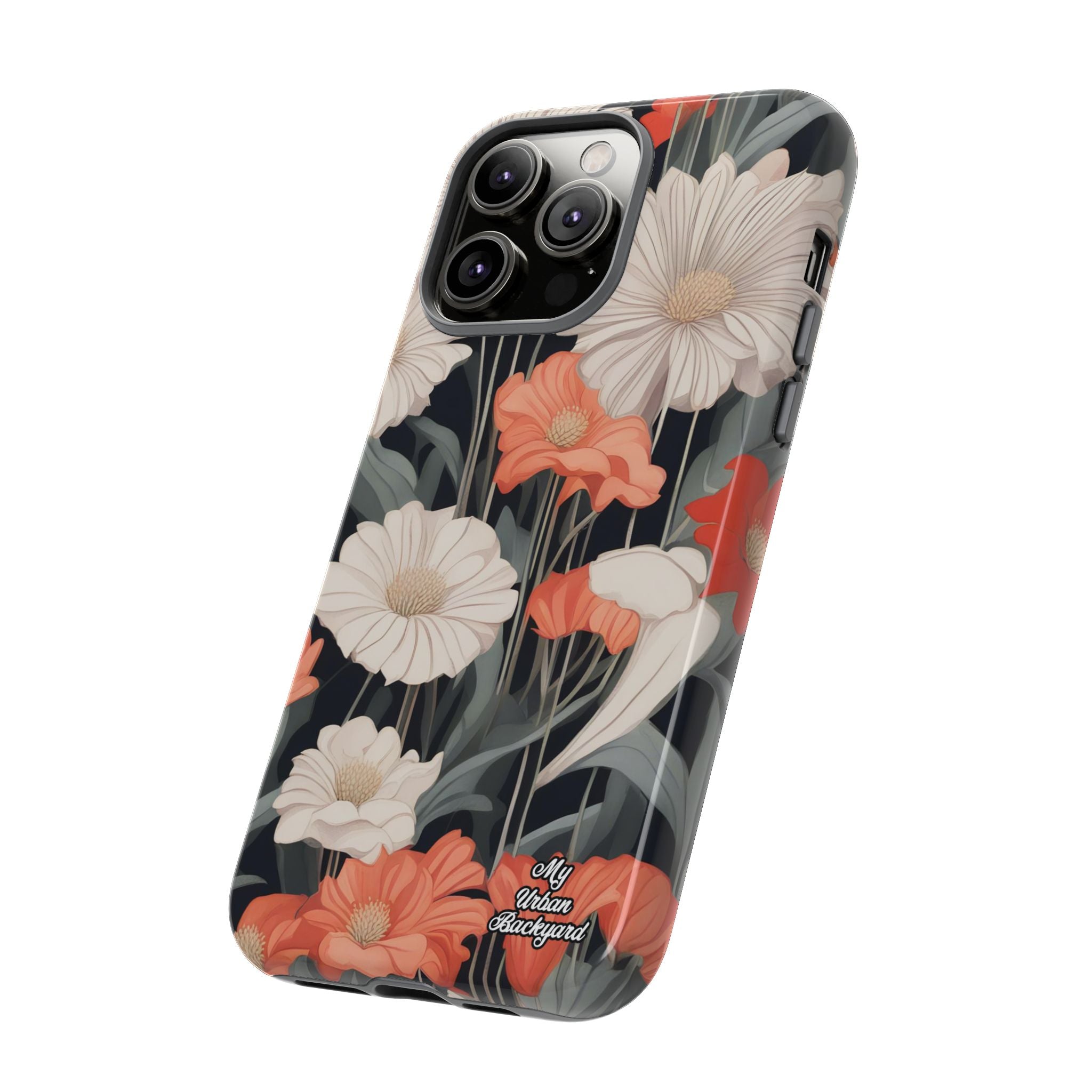 Art Deco Flowers, Cell Phone Case - Apple, Samsung, Google Pixel