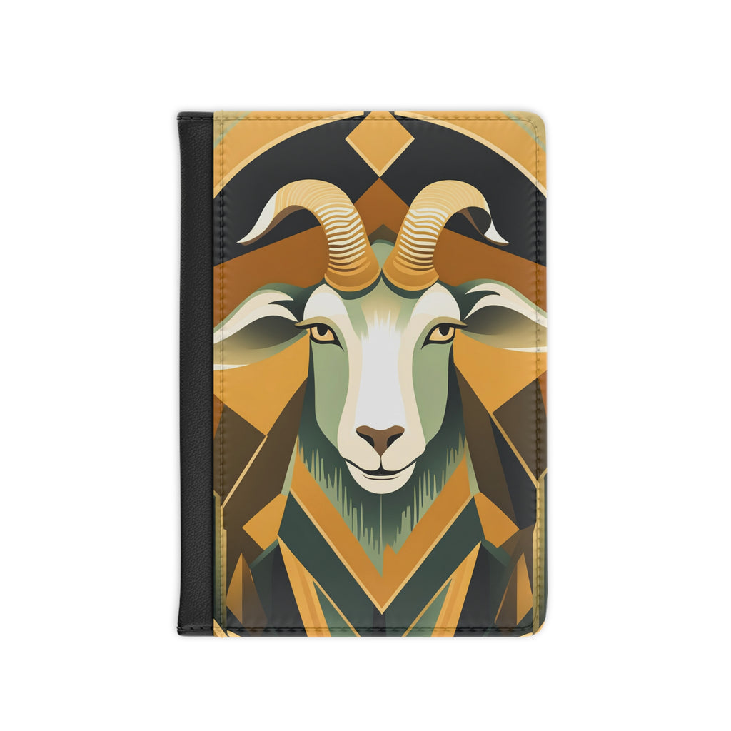 Art Deco Goat Passport Cover