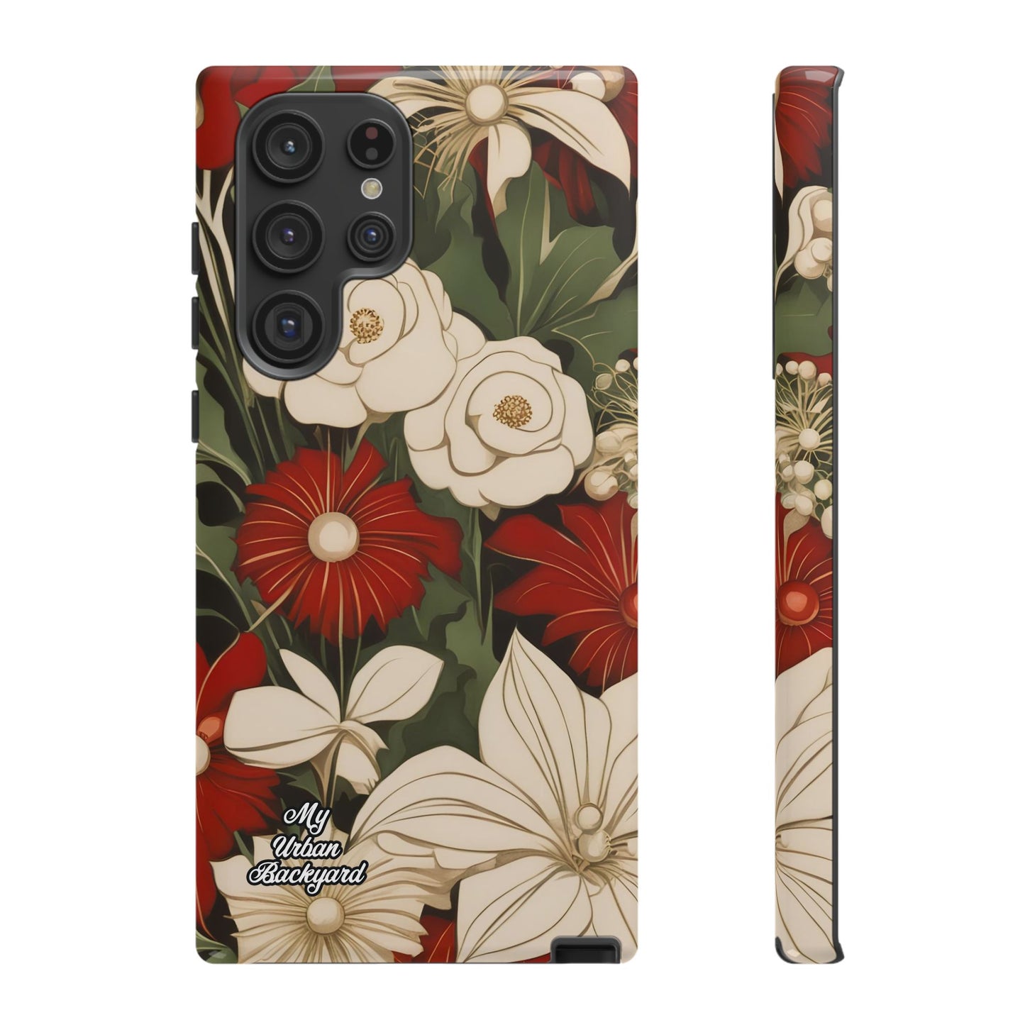 Holiday Flowers, Cell Phone Case - Apple, Samsung or Google Pixel