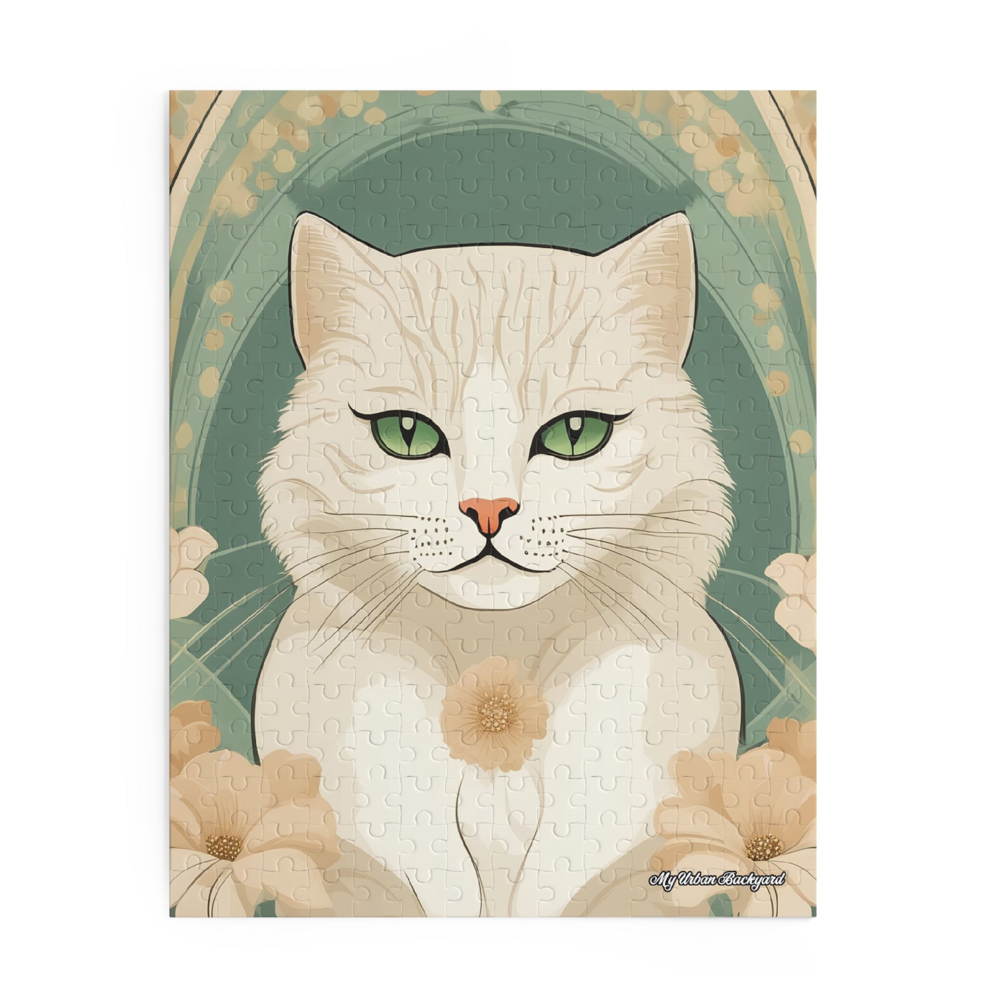 Blanca Purrington, Cat Jigsaw Puzzle, (120, 252, or 500-Piece)