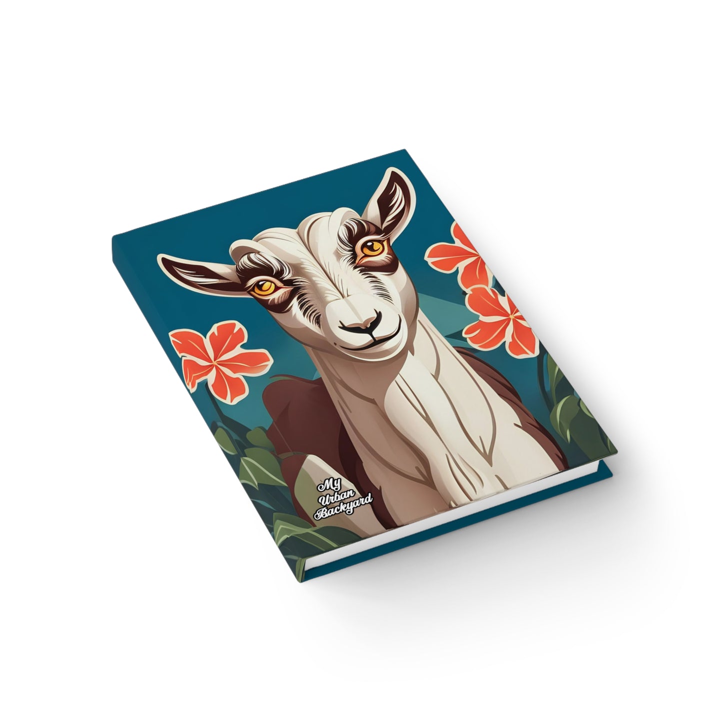 Goat in a Field, Hardcover Notebook Journal - Write in Style