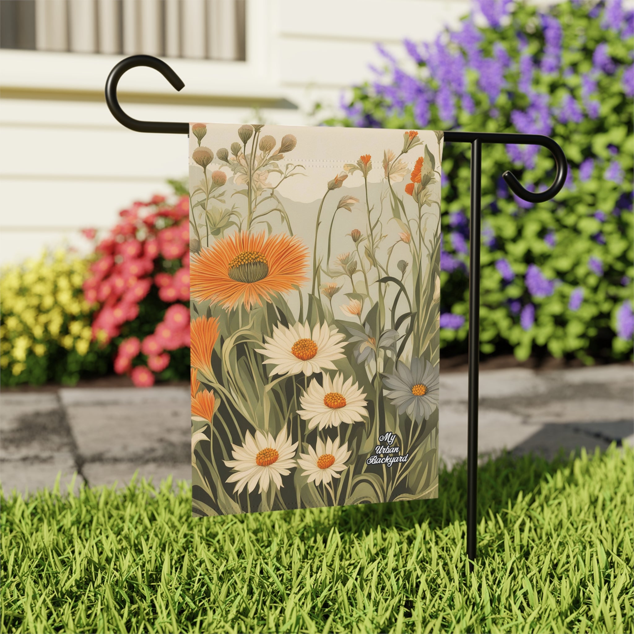 Daisy Wildflowers, Garden Flag