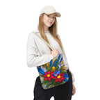 Vibrant Wildflowers Tote Bag with Cotton Handles For Everyday Use, 3 Sizes