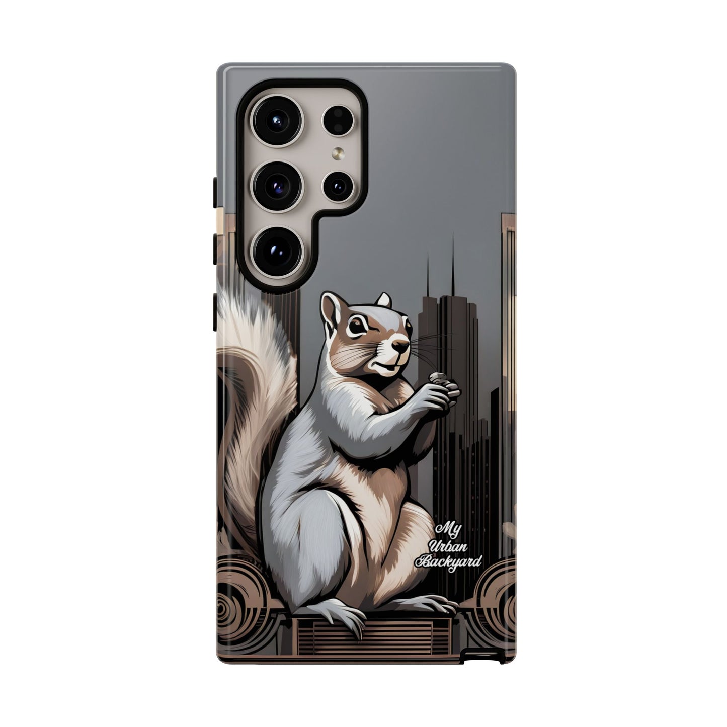 Urban Gray Squirrel, Cell Phone Case - Apple, Samsung, or Google Pixel