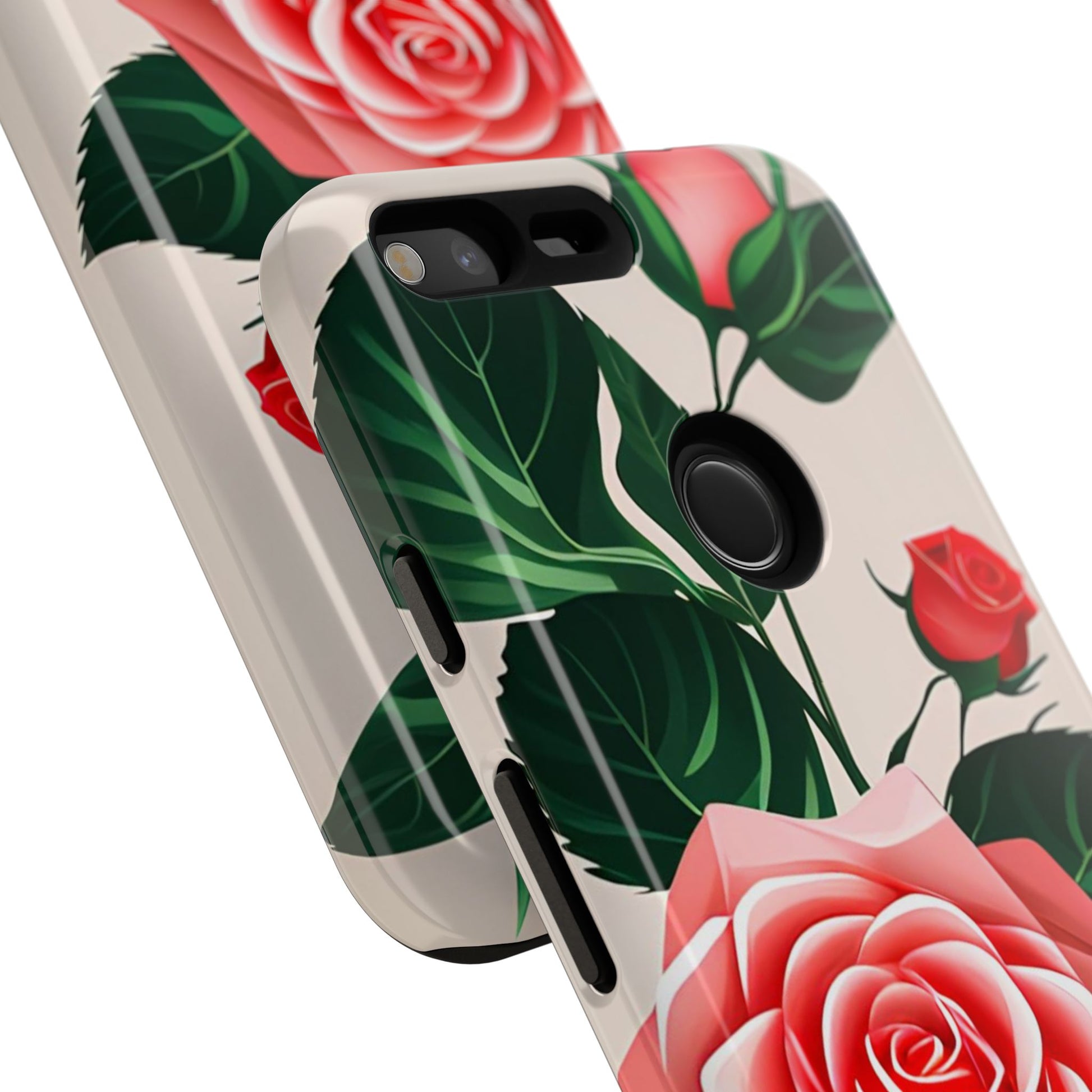 Pink Rose Flowers, Cell Phone Case - Apple, Samsung, Google Pixel