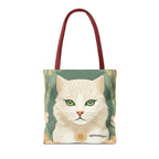 Blanca Purrington, Cat Tote Bag with Cotton Handles For Everyday Use, 3 Sizes