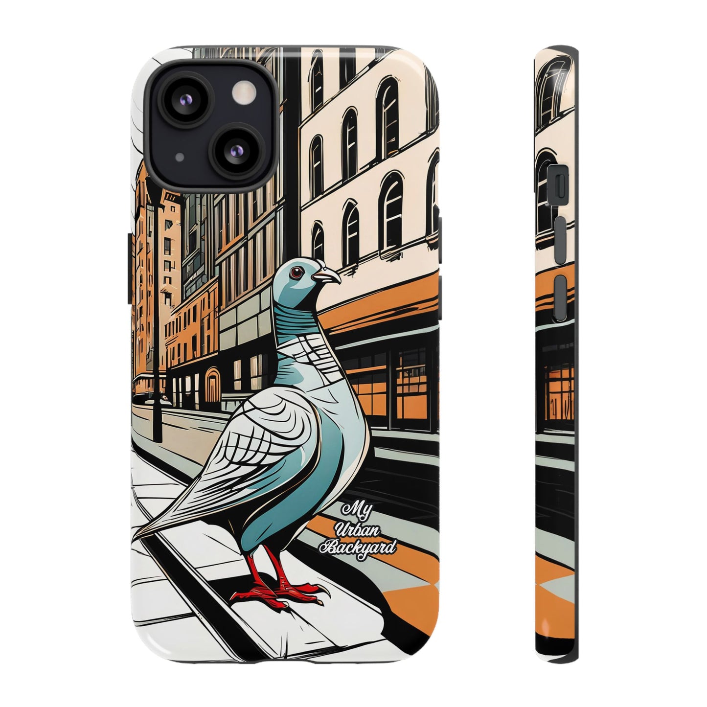 Pigeon on a City Street, Cell Phone Case - Apple, Samsung, or Google Pixel