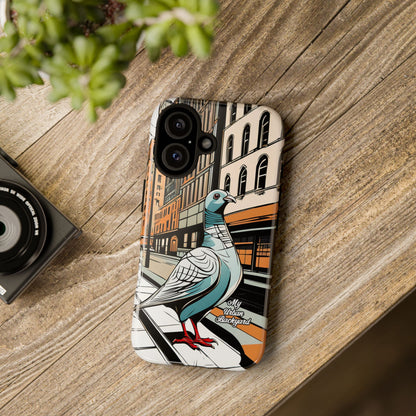 Pigeon on a City Street, Cell Phone Case - Apple, Samsung, or Google Pixel