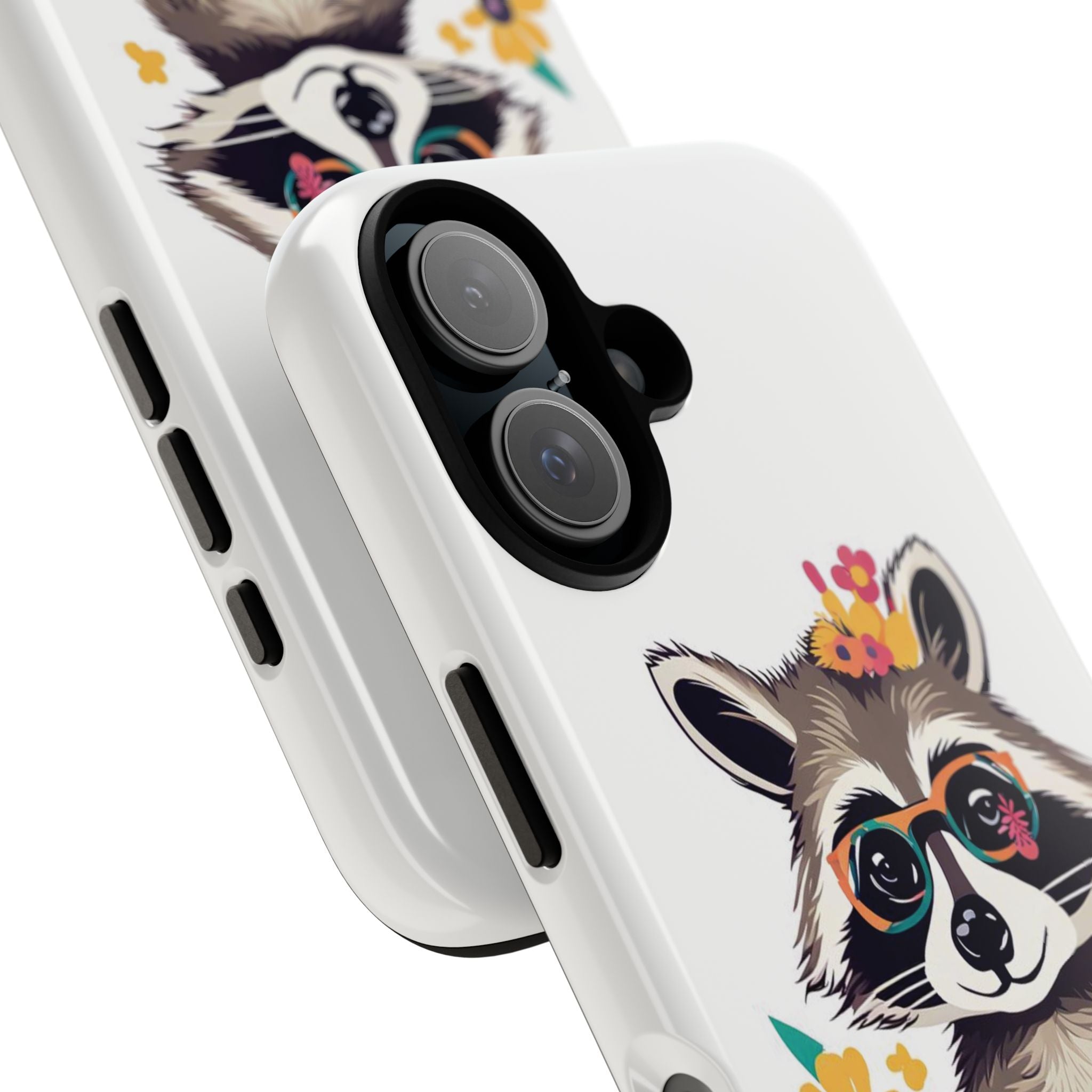 Raccoon with Glasses, Cell Phone Case - Apple, Samsung or Google Pixel