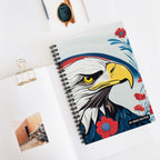 Bald Eagle Spiral Notebook - Ruled, Inspirational Writing Journal, Nature Lover Gift, Unique Office Supplies, Great for School