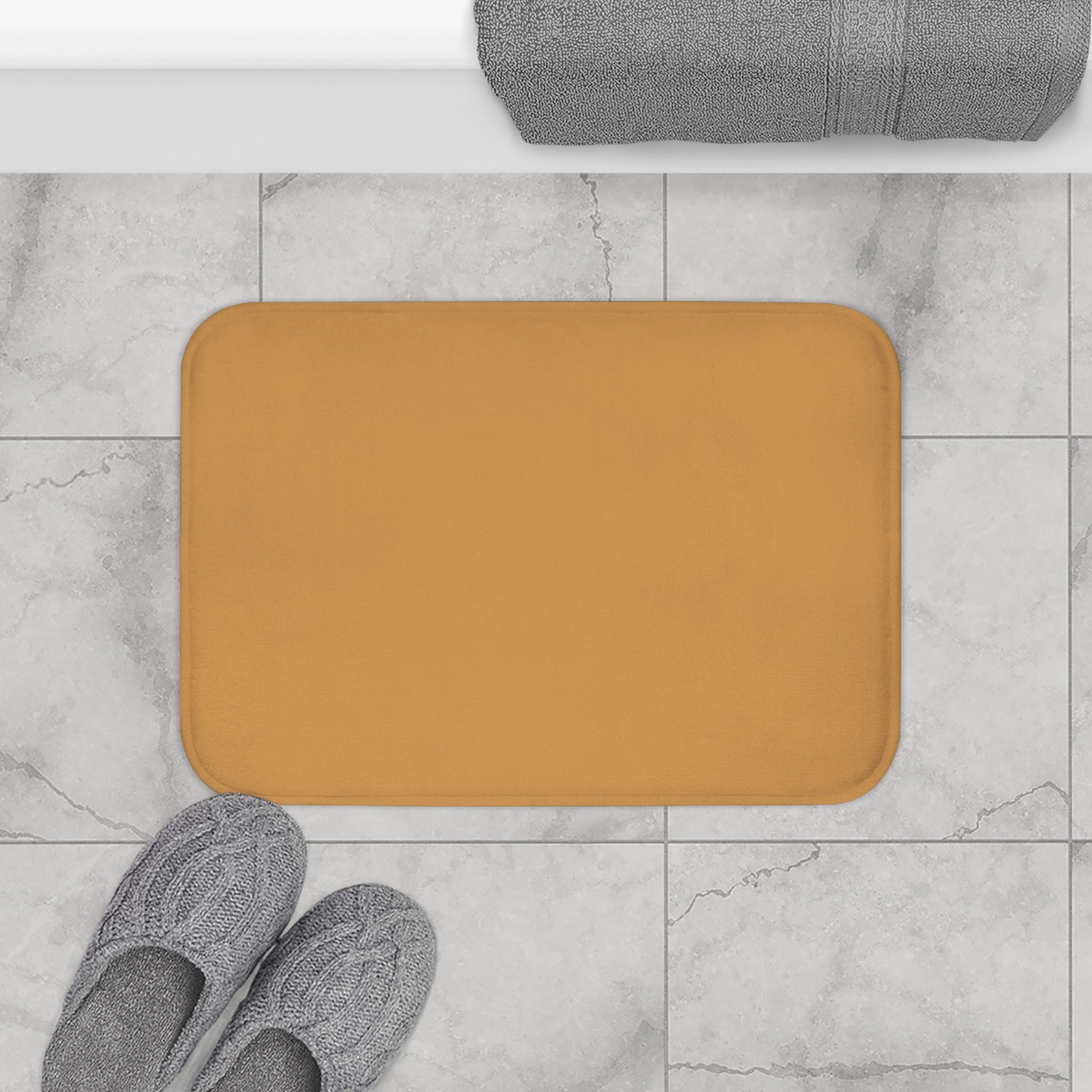 Amber Memory Foam Bath Mat — Soft Absorbent Bathroom Rug, 2 sizes