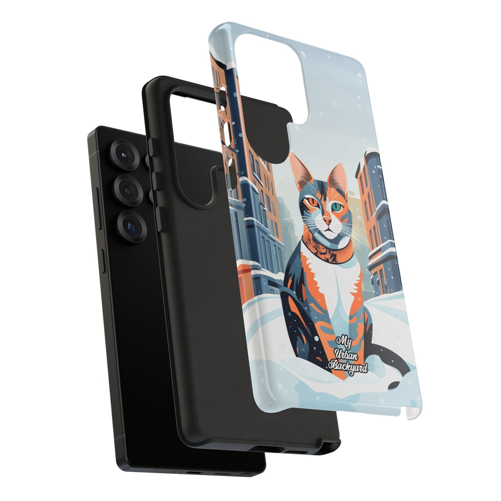 Claws Pawson in the Snow, Cell Phone Case - Apple, Samsung, Google Pixel