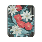 Floral Picnic Blanket - Perfect for Outdoor Gatherings and Celebrations, Water-Resistant Bottom, 51" × 61"