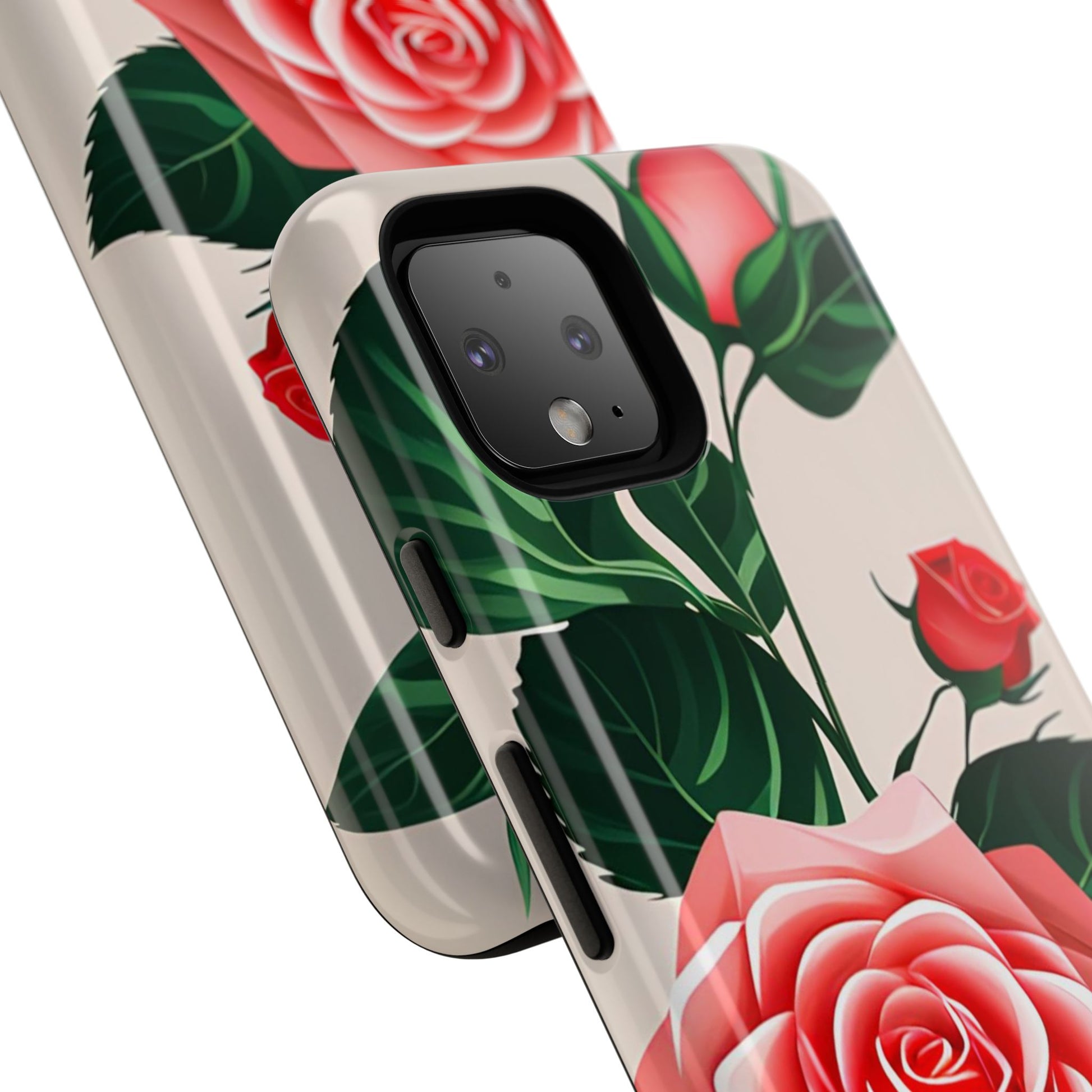 Pink Rose Flowers, Cell Phone Case - Apple, Samsung, Google Pixel